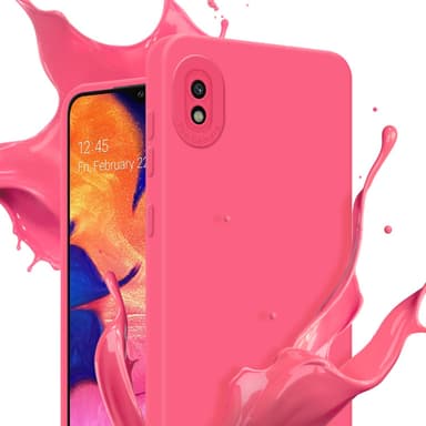 Samsung Galaxy A10 Skal Fodral Case (Röd)