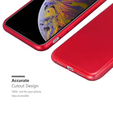 Skal iPhone XS MAX Fodral Case (Röd)