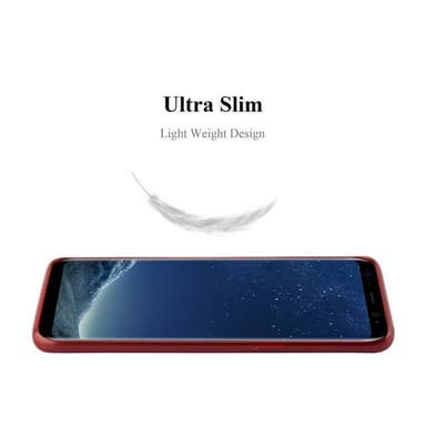 Samsung Galaxy S8 Skal Fodral Case (Röd)