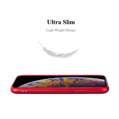 Skal iPhone XS MAX Fodral Case (Röd)
