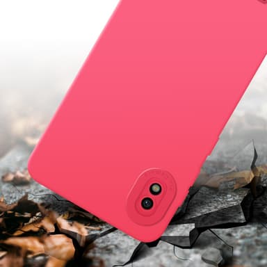 Samsung Galaxy A10 Skal Fodral Case (Röd)