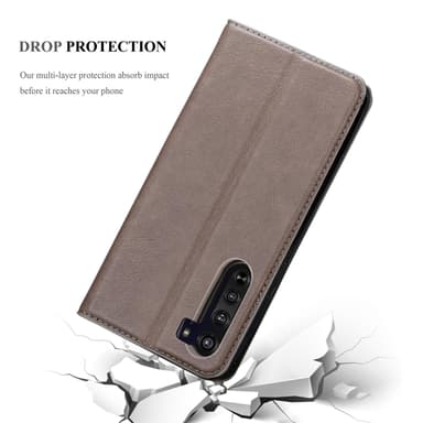 Motorola EDGE Skal Fodral Case (Brun)
