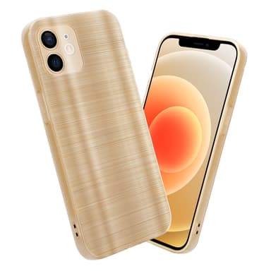 iPhone 12 Skal Fodral Case (Guld)