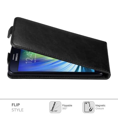 Samsung Galaxy A8 2015 Flipfodral Skal (Svart)