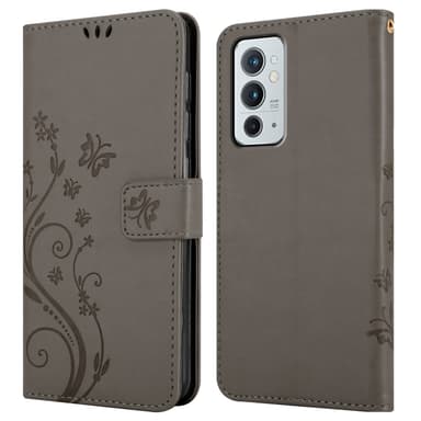 OnePlus 9RT 5G Plånboksfodral Skal (Grå)