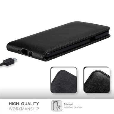 Samsung Galaxy A8 2015 Flipfodral Skal (Svart)