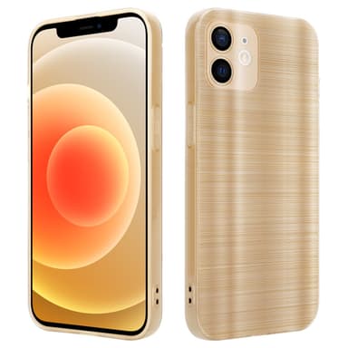 iPhone 12 Skal Fodral Case (Guld)