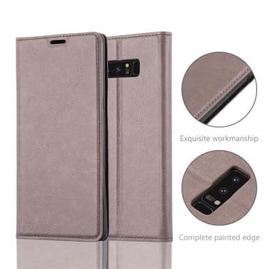 Samsung Galaxy NOTE 8 Skal Fodral Case (Brun)