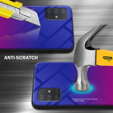 Samsung Galaxy A71 4G Skal Fodral Case (Svart)