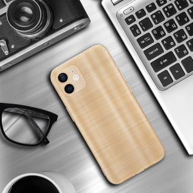 iPhone 12 Skal Fodral Case (Guld)