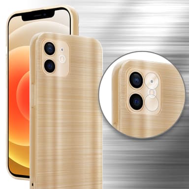 iPhone 12 Skal Fodral Case (Guld)