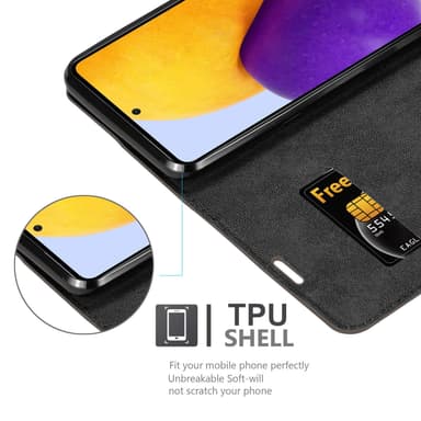 Samsung Galaxy A73 5G Skal Fodral Case (Brun)