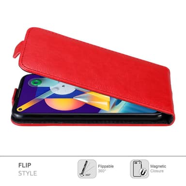 Samsung Galaxy A11 / M11 Flipfodral Skal (Röd)