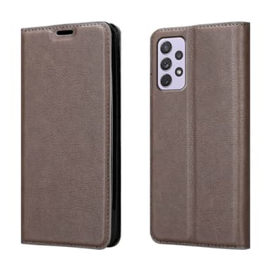 Samsung Galaxy A73 5G Skal Fodral Case (Brun)