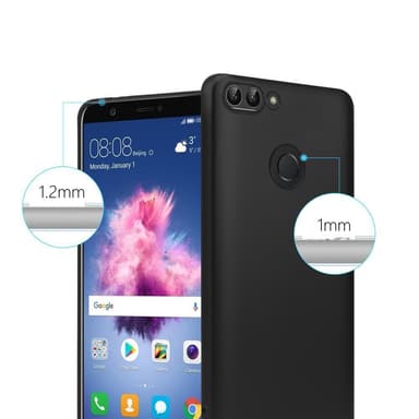 Skal Huawei P SMART 2018 / Enjoy 7S Fodral Case (Svart)