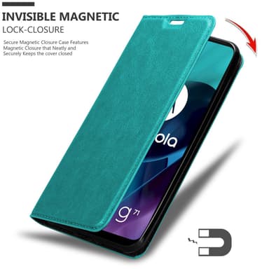 Motorola MOTO G71 5G Skal Fodral Case (Turkos)