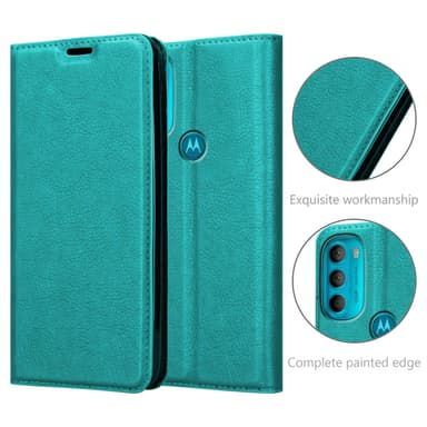 Motorola MOTO G71 5G Skal Fodral Case (Turkos)