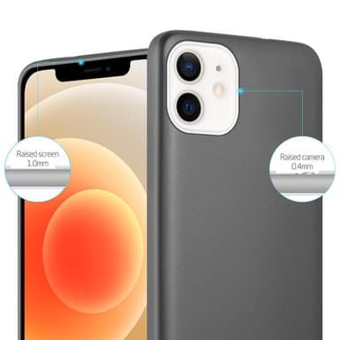Skal iPhone 12 MINI Fodral Case (Grå)