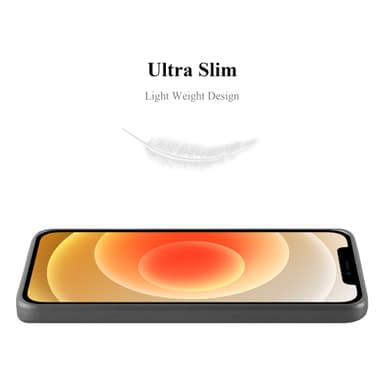 Skal iPhone 12 MINI Fodral Case (Grå)