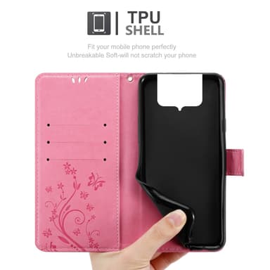 Asus ZenFone 8 FLIP Plånboksfodral Skal (Rosa)