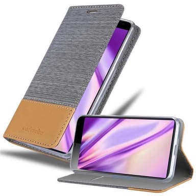 Sony Xperia 10 PLUS Plånboksfodral Skal (Grå)
