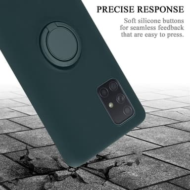 Skal Samsung Galaxy A71 4G Fodral Case (Grön)
