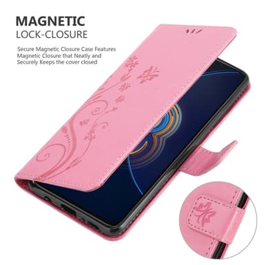 Asus ZenFone 8 FLIP Plånboksfodral Skal (Rosa)
