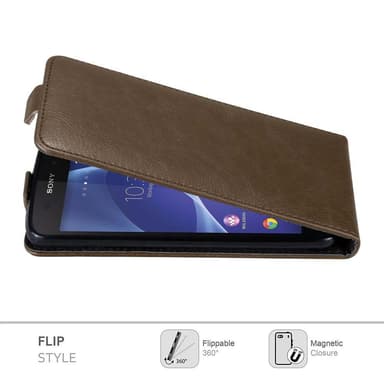 Sony Xperia Z2 Flipfodral Skal (Brun)