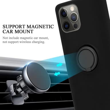 Skal iPhone 12 / 12 PRO Fodral Case (Svart)
