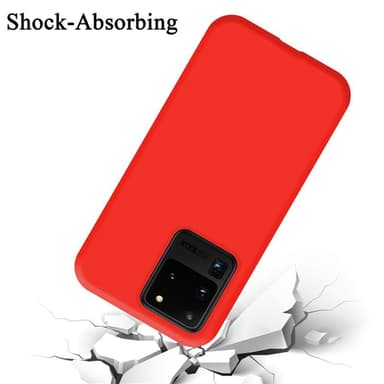 Samsung Galaxy S20 ULTRA Skal Fodral Case (Röd)