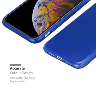 Skal iPhone XS MAX Fodral Case (Blå)