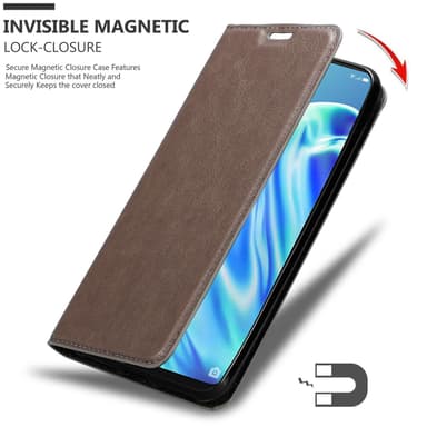 Oppo A91 Skal Fodral Case (Brun)