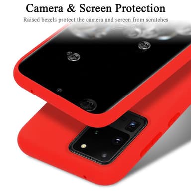 Samsung Galaxy S20 ULTRA Skal Fodral Case (Röd)