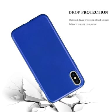 Skal iPhone XS MAX Fodral Case (Blå)