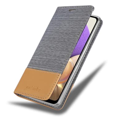 Samsung Galaxy A32 5G Plånboksfodral Skal (Grå)