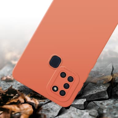 Samsung Galaxy A21s Skal Fodral Case (Orange)
