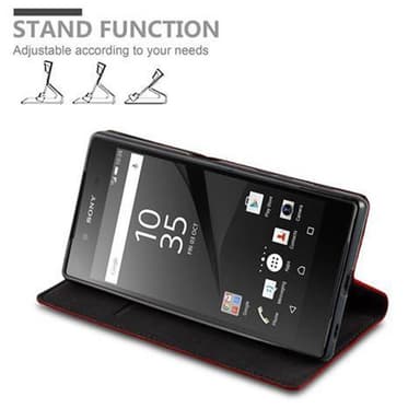 Sony Xperia Z5 Skal Fodral Case (Röd)
