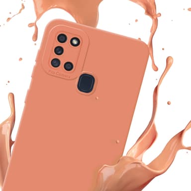 Samsung Galaxy A21s Skal Fodral Case (Orange)