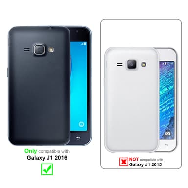 Samsung Galaxy J1 2016 Skal Fodral Case (Röd)