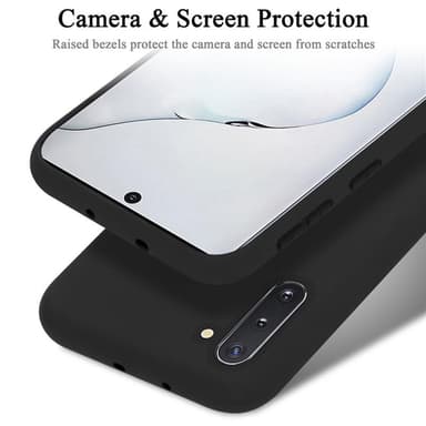 Samsung Galaxy NOTE 10 Skal Fodral Case (Svart)