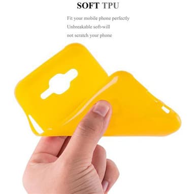 Samsung Galaxy J5 2015 Skal Fodral Case (Gul)