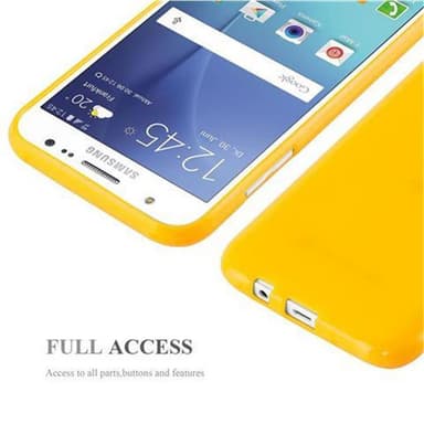 Samsung Galaxy J5 2015 Skal Fodral Case (Gul)