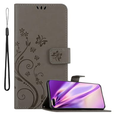 Huawei P40 Plånboksfodral Skal (Grå)
