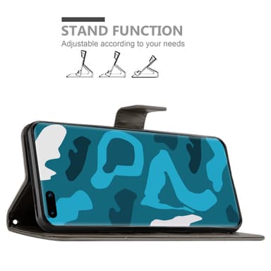 Huawei P40 Plånboksfodral Skal (Grå)