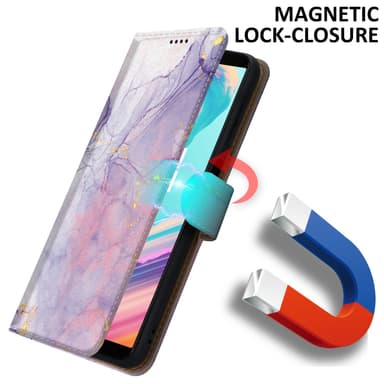 OnePlus 5T Plånboksfodral Skal (Lila)