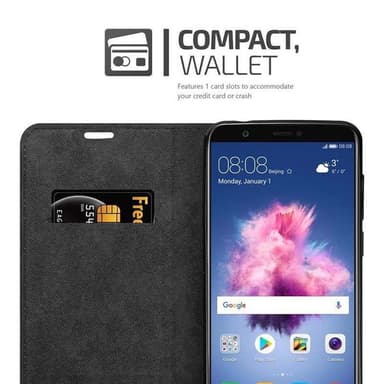 Huawei P SMART 2018 / Enjoy 7S Skal Fodral Case (Svart)