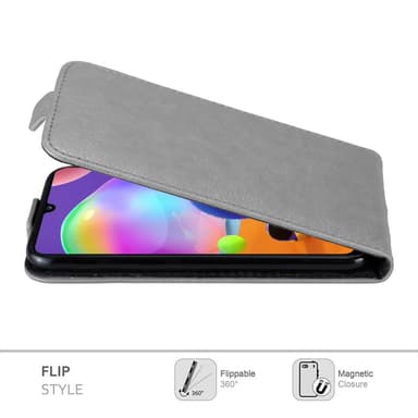 Samsung Galaxy A31 Flipfodral Skal (Grå)