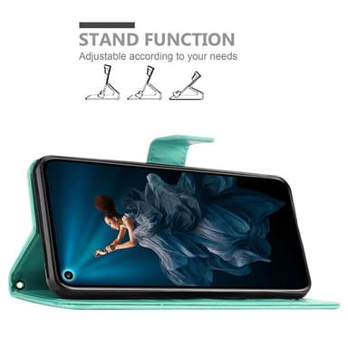 Honor 20 PRO Plånboksfodral Skal (Turkos)