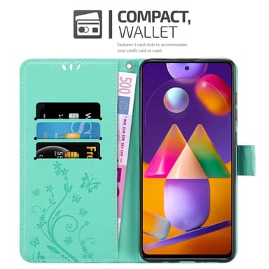 Samsung Galaxy M31s Plånboksfodral Skal (Turkos)