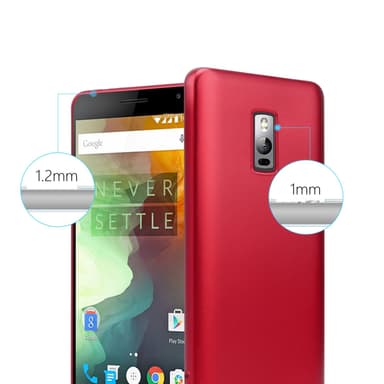 Skal OnePlus ONE Fodral Case (Röd)
